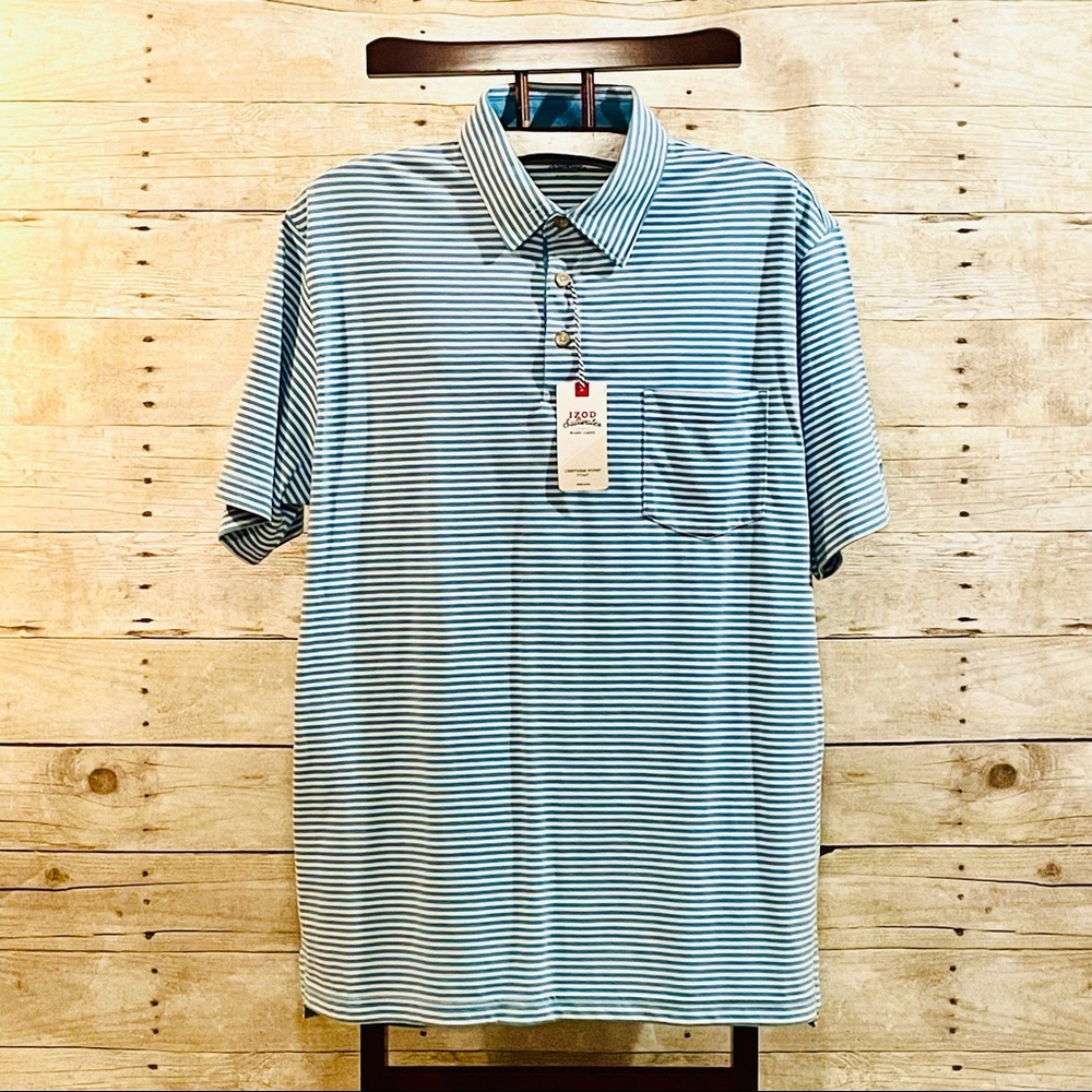 NWT Izod Saltwater Polo Chatham Point Polo Sz Large